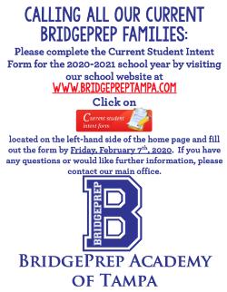 Current Student Intent Form